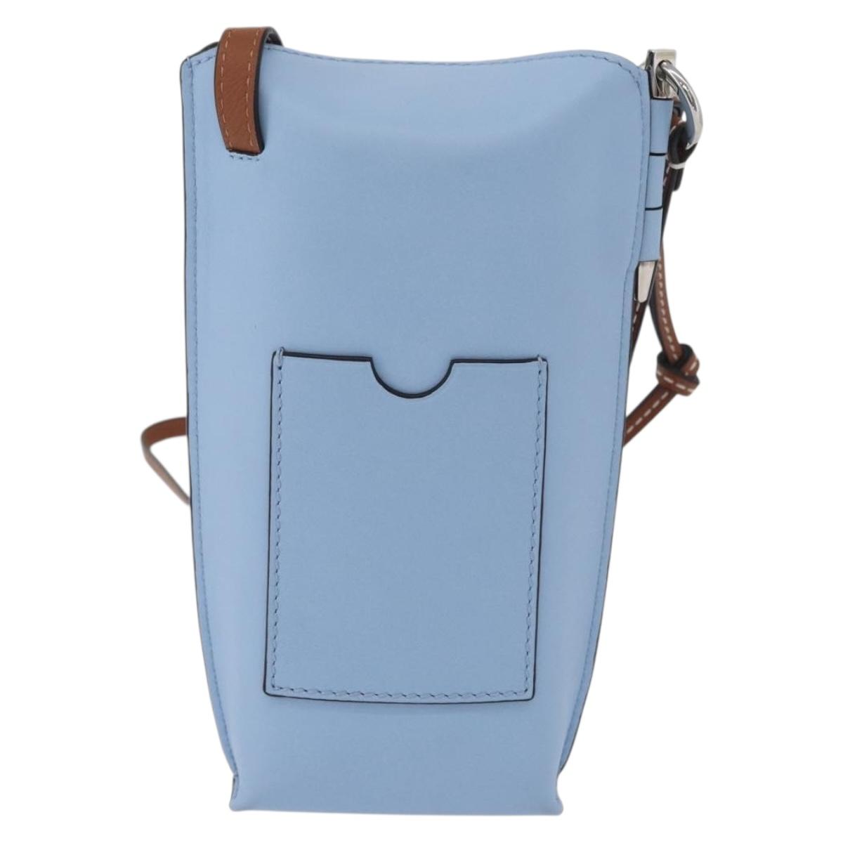 LOEWE LOEWE × Studio Ghibli My Neighbor Totoro Pouch Leather Blue