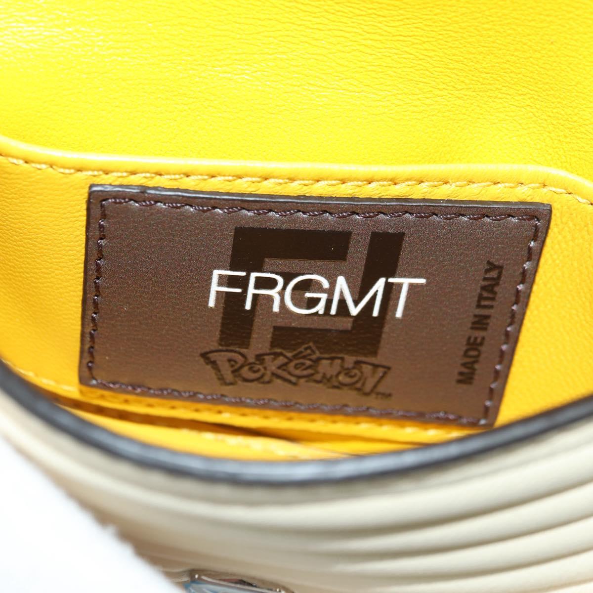 FENDI FRGMT x POKÉMON Mini Mamma Baguette Dragonite Bag Leather