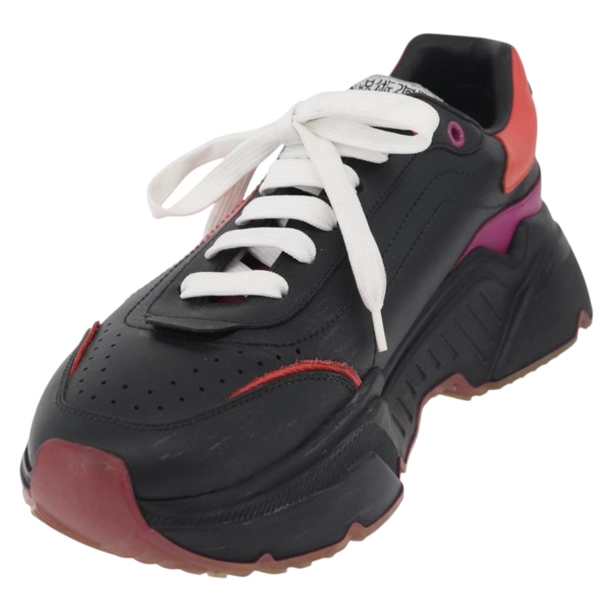 DOLCE&GABBANA D&G x Jujutsu Kaisen Art College Shoes Leather Black