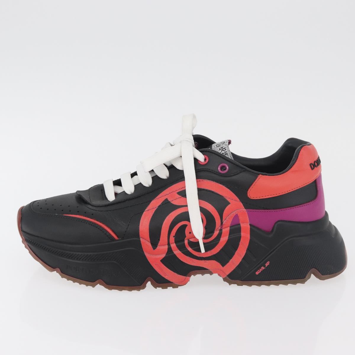 DOLCE&GABBANA D&G x Jujutsu Kaisen Art College Shoes Leather Black