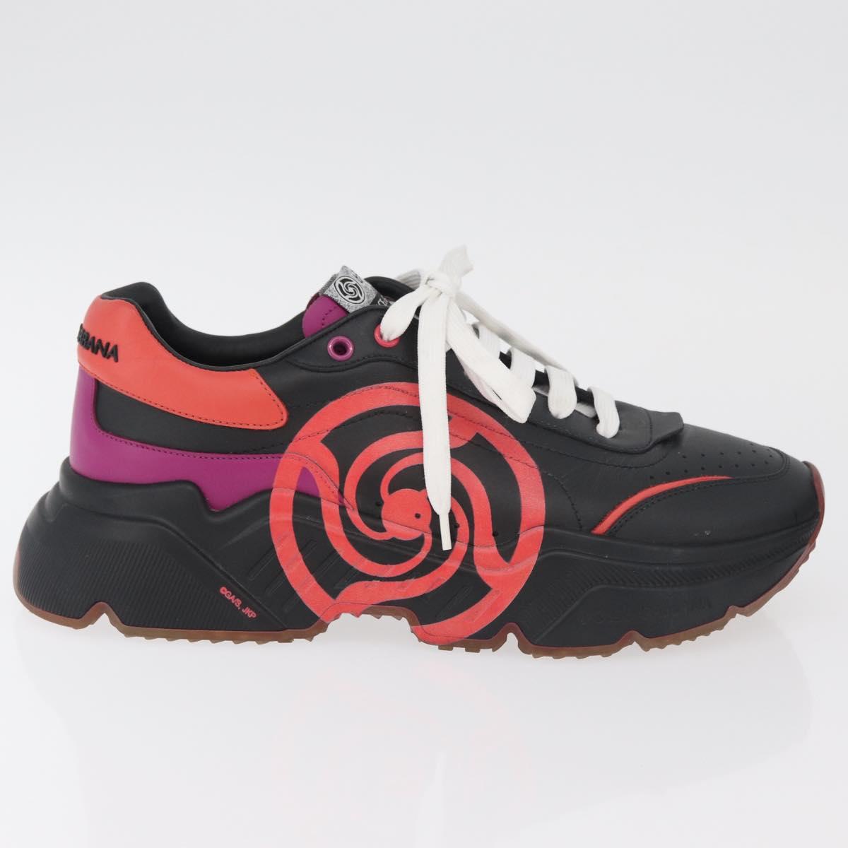 DOLCE&GABBANA D&G x Jujutsu Kaisen Art College Shoes Leather Black