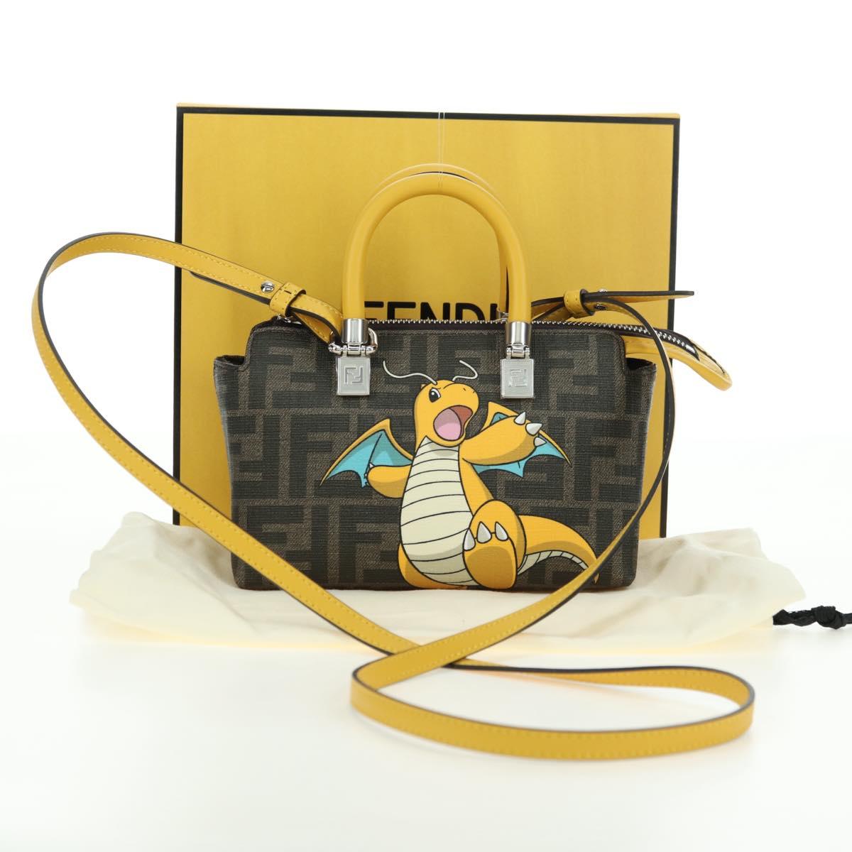 FENDI x FRGMT x POKÉMON Zucca Canvas By The Way Mini Dragonite
