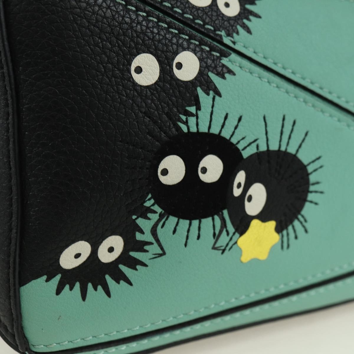 LOEWE × Ghibli Spirited Away Soot Sprites Puzzle Mini 2way Green