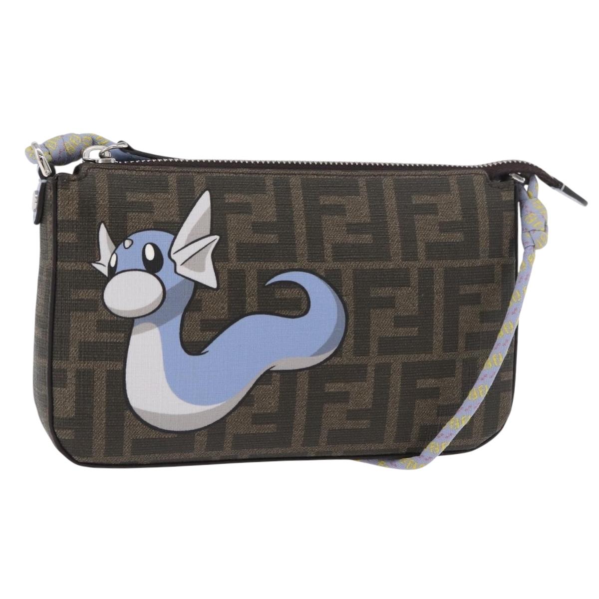 FENDI FENDI x FRGMT x POKÉMON Dratini Shoulder Bag Brown Black