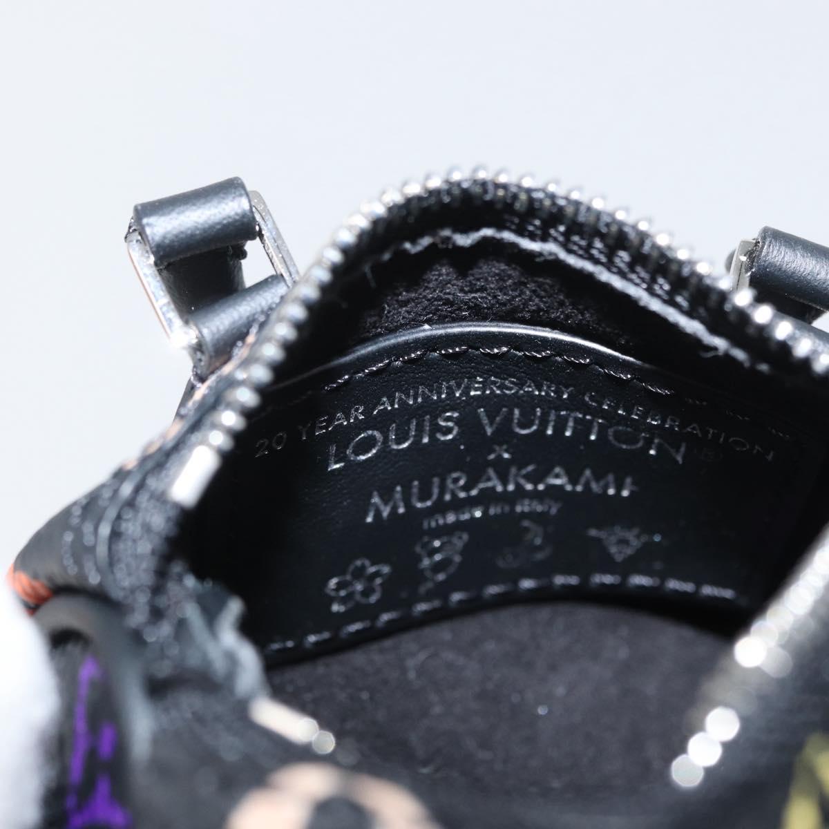 LOUIS VUITTON Multicolor Micro Speedy Bag Charm Black M02459 LV