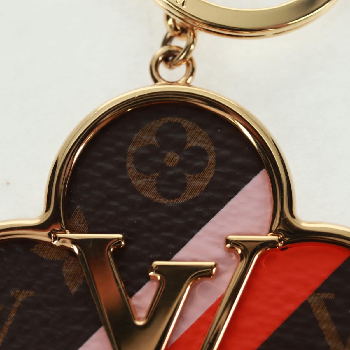 LOUIS VUITTON Porte Cles Into The Flower Key Holder Gold M69406 LV
