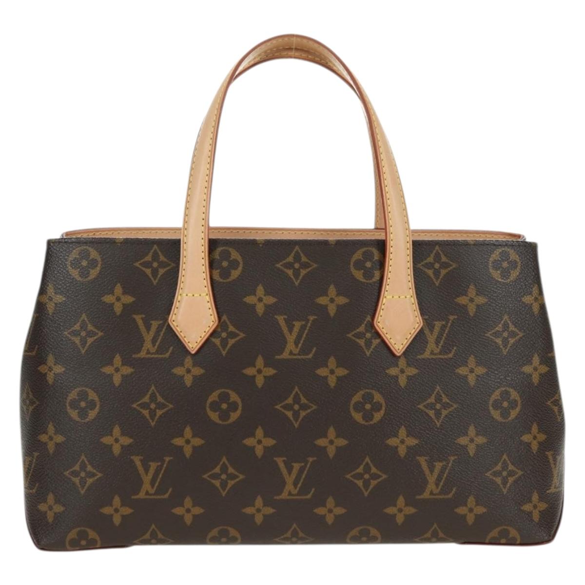 LOUIS VUITTON Monogram Wilshire PM Hand Bag M40595 LV Auth