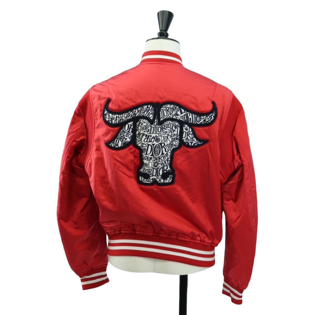 Christian Dior Bomber jacket Shawn Stussy Collaboration Nylon Red