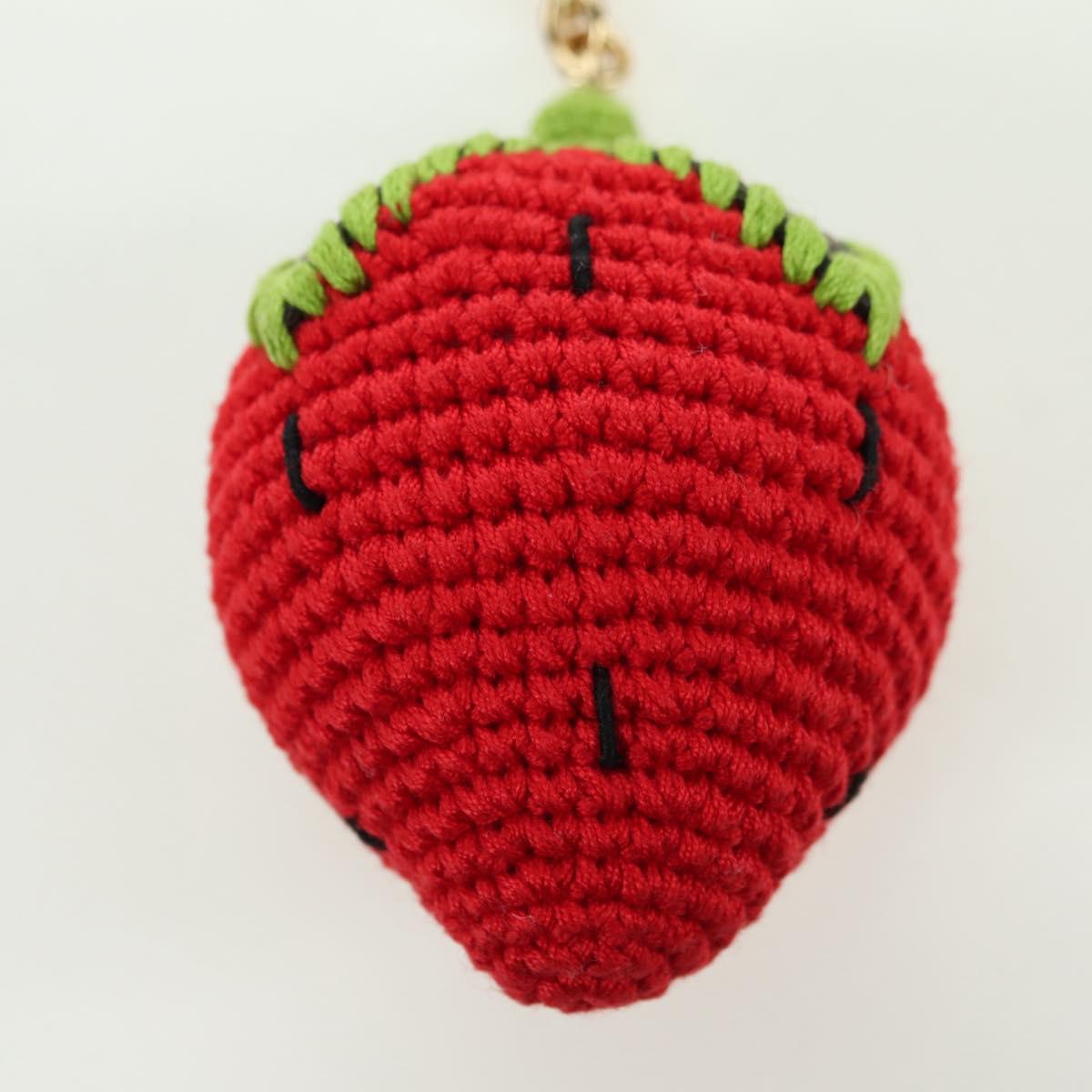 LOUIS VUITTON Bag Charm Very Licious Crochet Charm Red M02583 LV