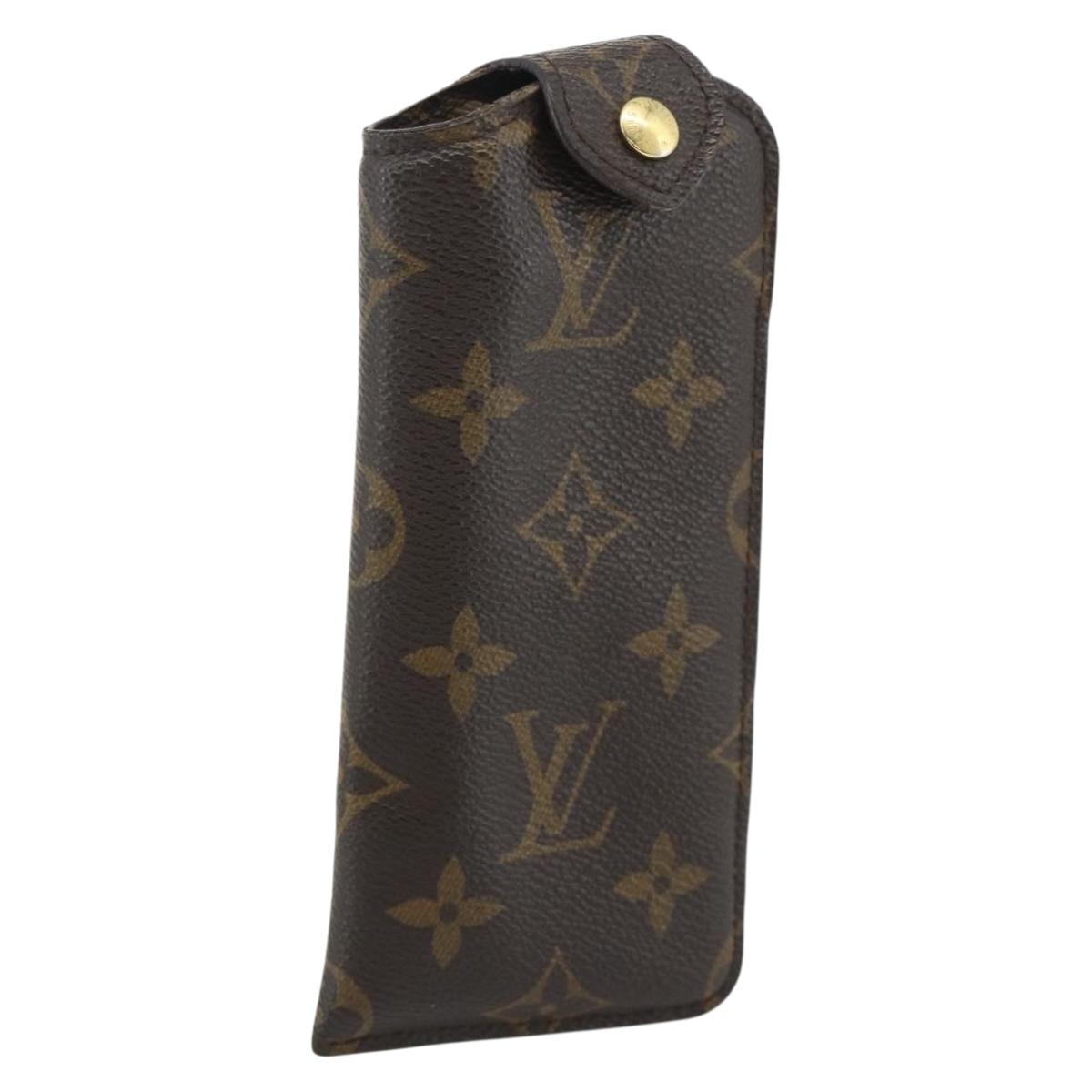 LOUIS VUITTON Monogram Etui Lunette PM Glasses Case M66545 LV Auth