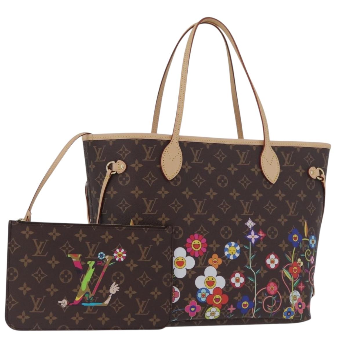 LOUIS VUITTON Monogram Takashi Murakami Neverfull MM Bag M13271 LV