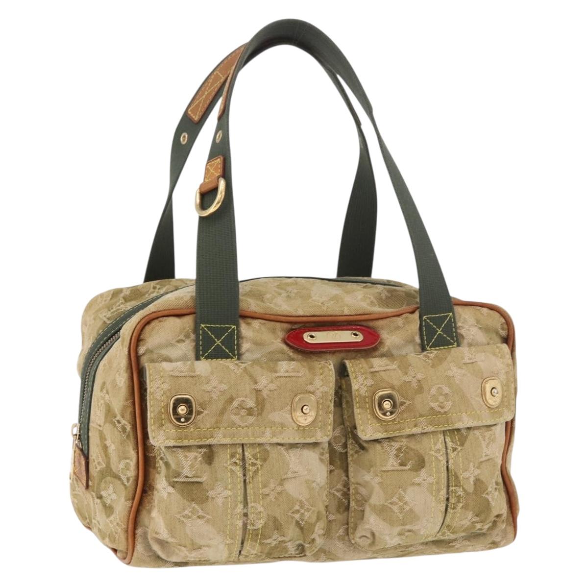 LOUIS VUITTON Monogram Fragrance Jasmine Hand Bag Khaki M95772 LV