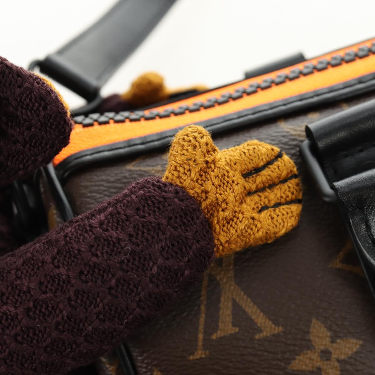 LOUIS VUITTON Monogram Monkey Puppet Keepall XS Bag M80118 LV Auth