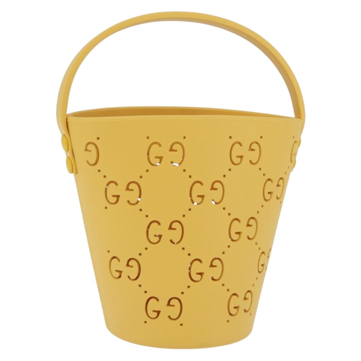 GUCCI Hand Bag Rubber Yellow 723051 Auth 206393M – MixTHINKS