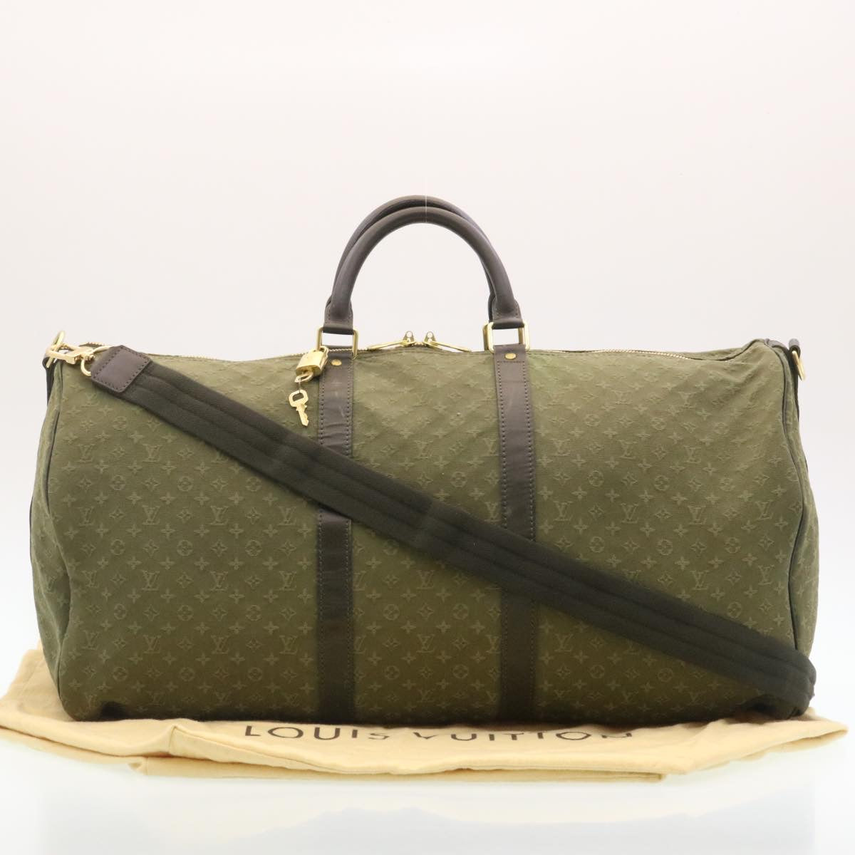 LOUIS VUITTON モノグラム ミニ キーポル バンドリエール55 ボストン