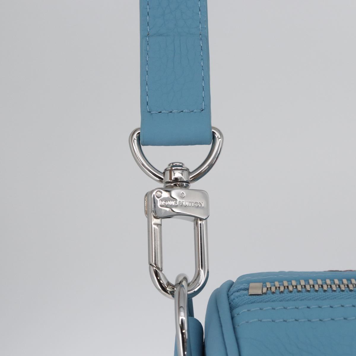 LOUIS VUITTON キーポル・バンドリエール 50 トリヨンレザー ブルー