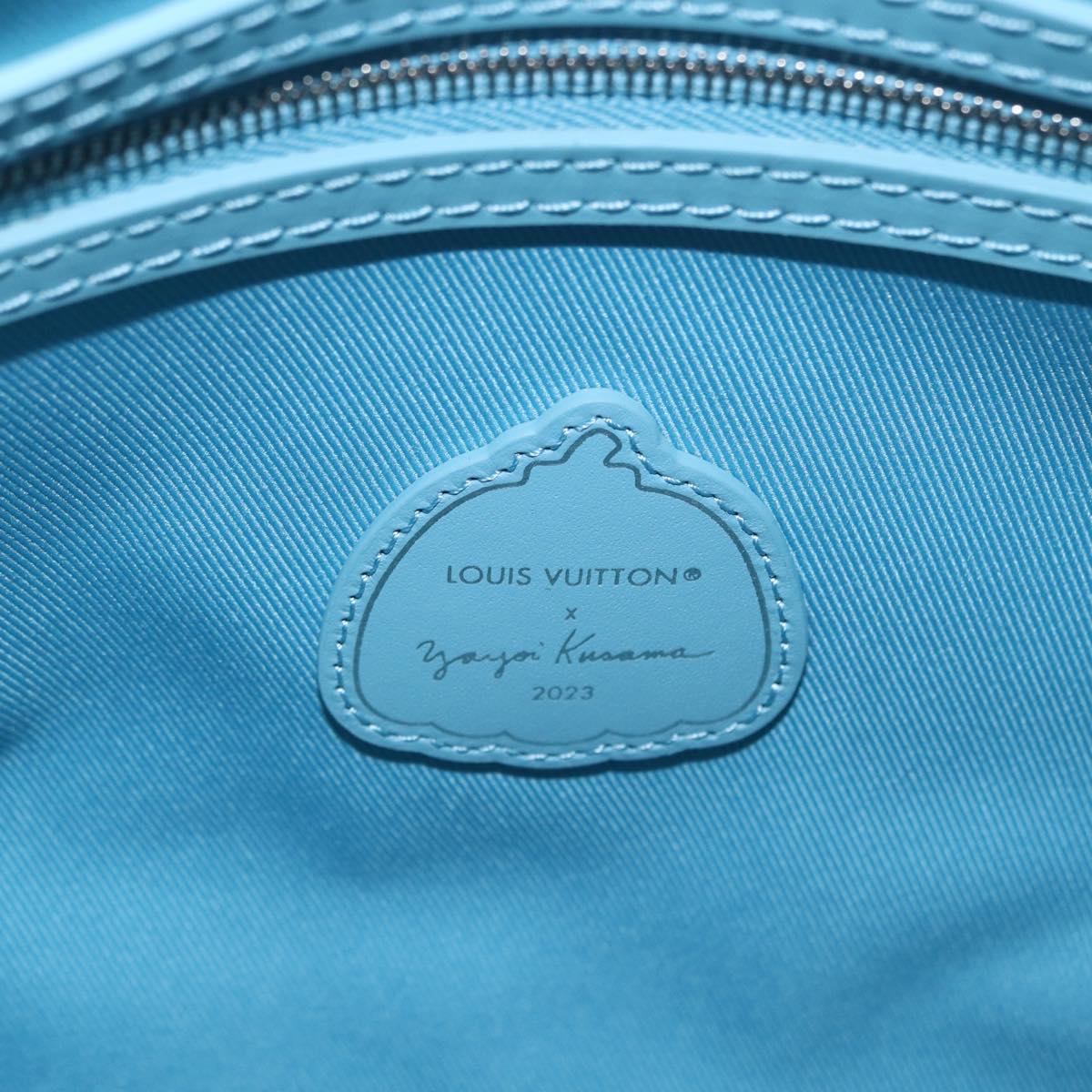 LOUIS VUITTON キーポル LOUIS VUITTON キーポル・バンドリエール 50 トリヨンレザー ブルー