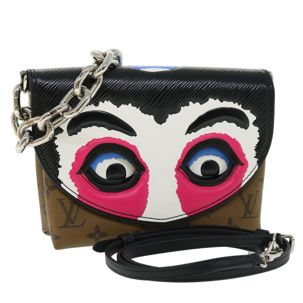 LOUIS VUITTON Reverse Pochette Kabuki Mask Bag Japan Only M43495