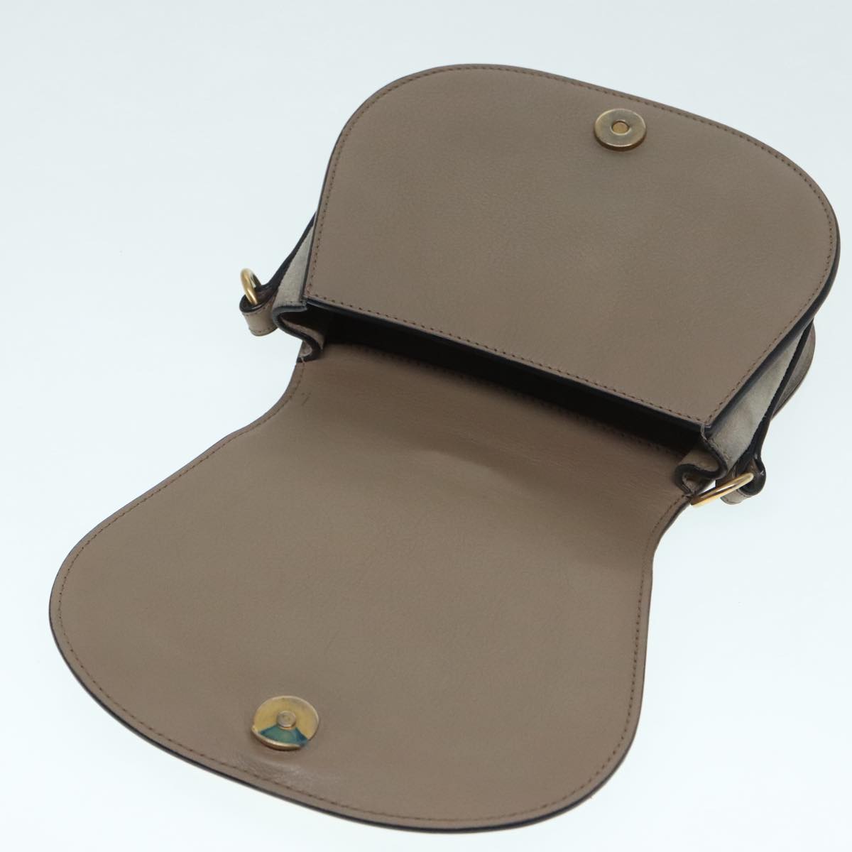 クロエ ナイル ハンドバッグ レザー 2way ブラウン ゴールド 正規品