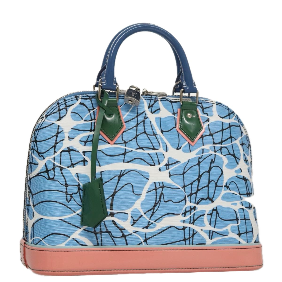 Louis Vuitton アルマpmハンドバッグ LOUIS VUITTON エピ アルマ PM ハンドバッグ 2way ブルー M41571 LV