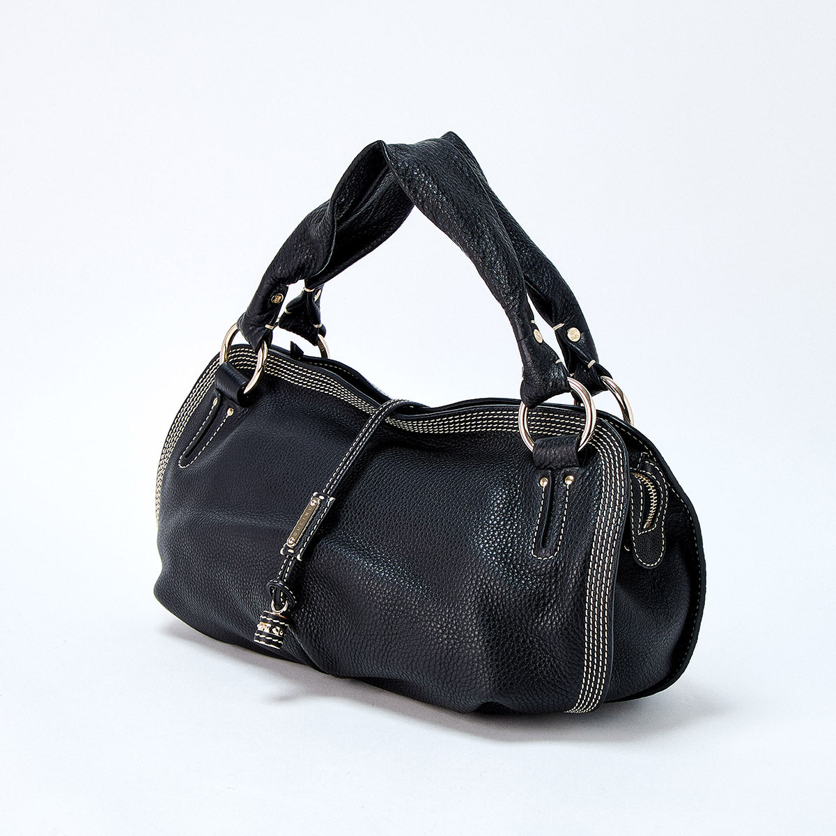 バッグ CELINE BITTER SWEET SHOULDER BAG CELINE Bittersweet Shoulder Bag Black Gold Leather Auth – MixTHINKS