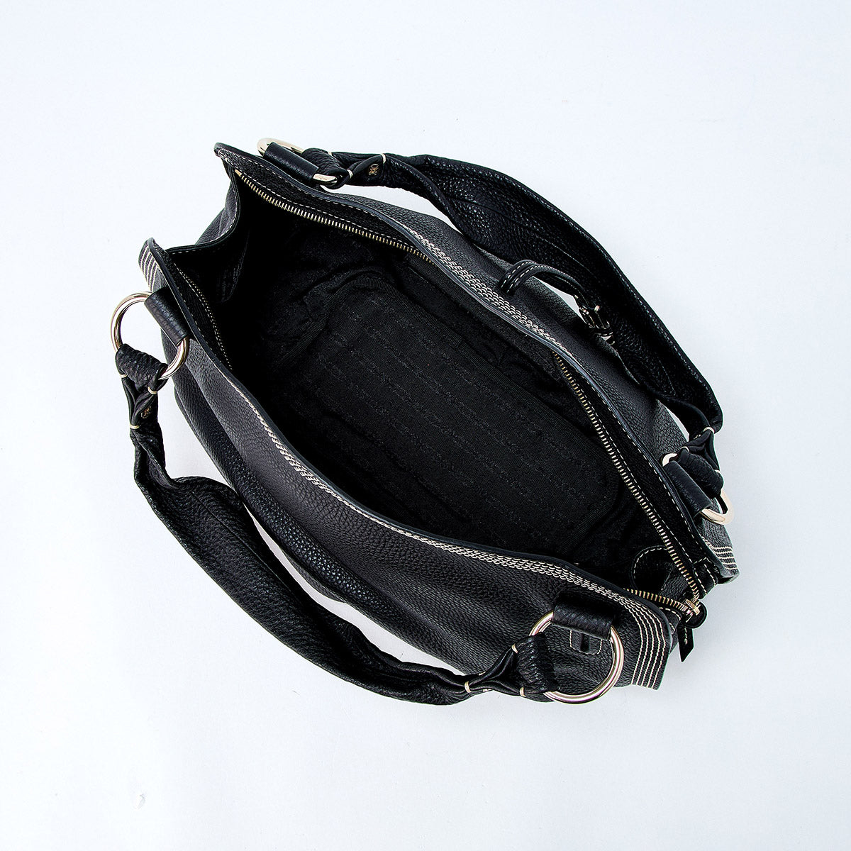 CELINE Bittersweet Shoulder Bag Black Gold Leather Auth – MixTHINKS