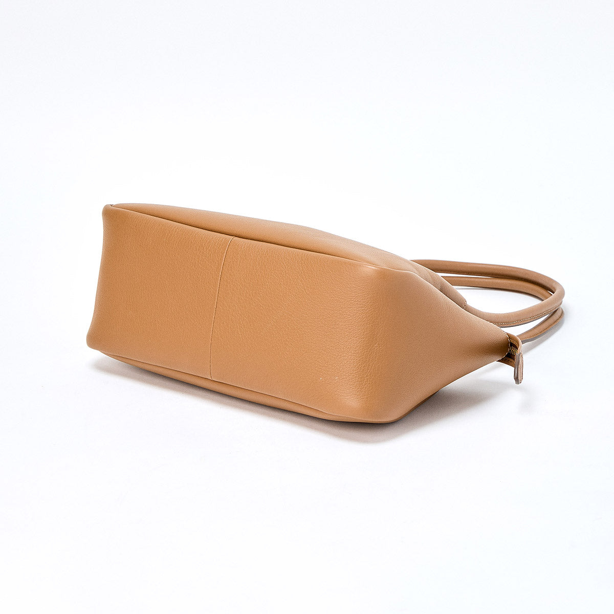 PRADA Triangle Medium Shoulder Bag 1BA444 Camel Gold Grained