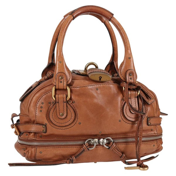 Chloé パディントン ハンドバッグ ブラウン Chloe Paddington Hand Bag Brown Gold Leather Auth – MixTHINKS
