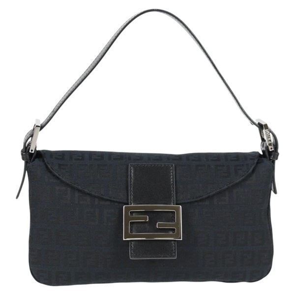 フェンディ　マンマバゲット　ズッキーノ　ショルダーバッグ FENDI マンマ バゲット ズッキーノ ショルダーバッグ ブラック