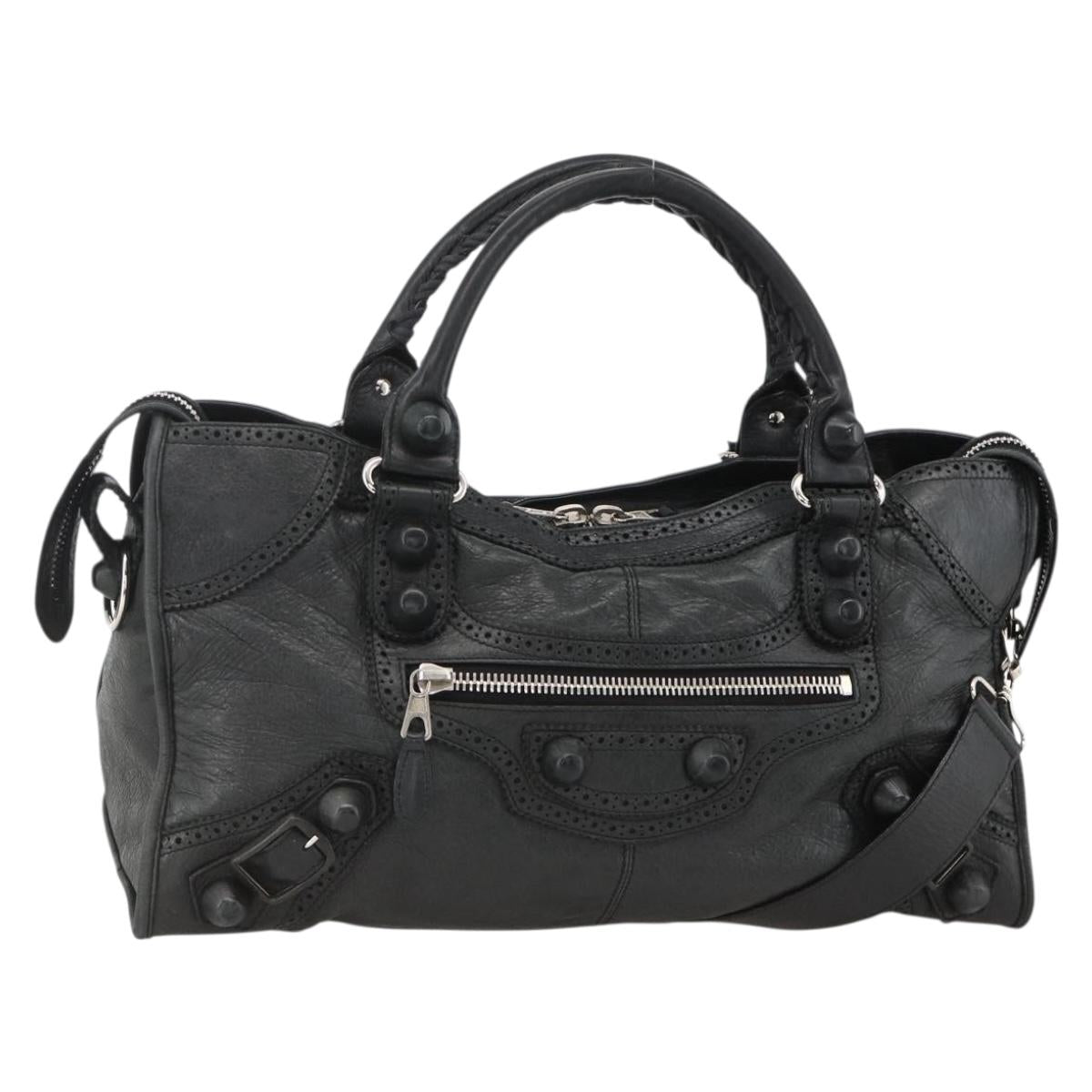 Balenciaga 2way Giant City Bag Black