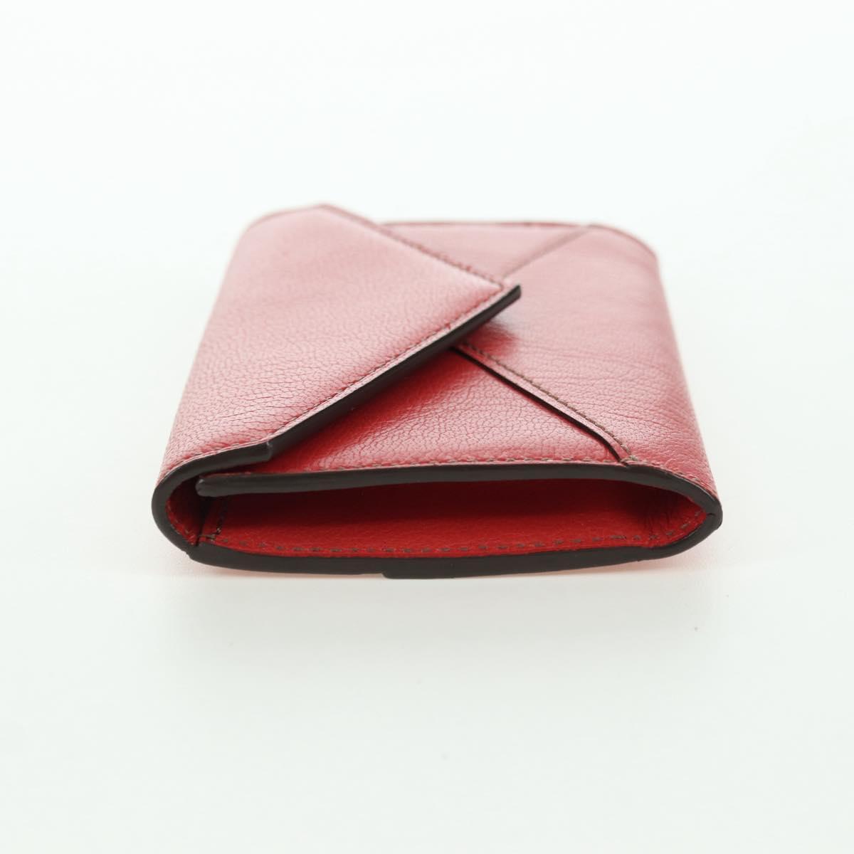 CARTIER Card Case Leather Bordeaux Auth am11308V – MixTHINKS