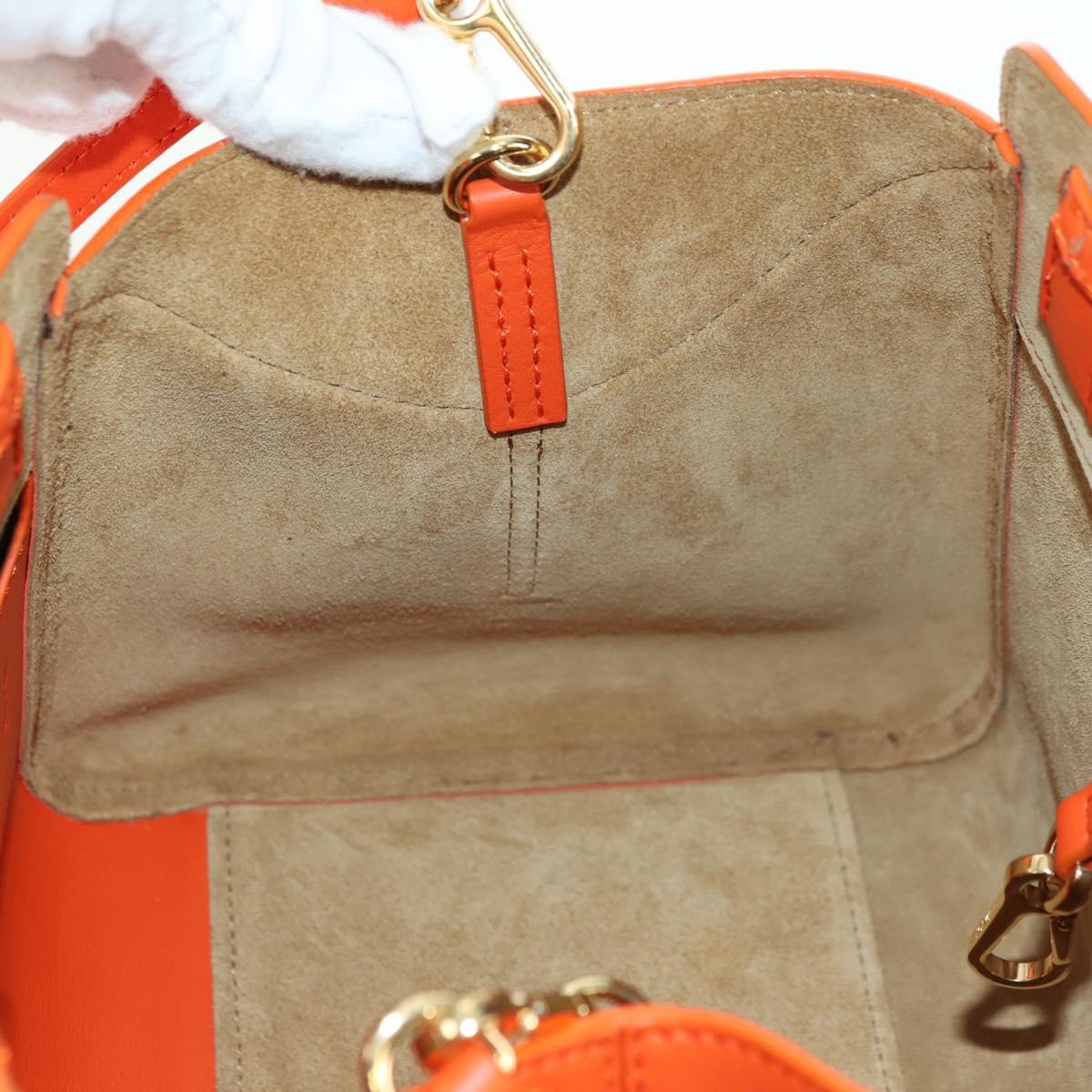 LOEWE × Studio Ghibli Calcifer Nugget Hammock Bag Leather Orange