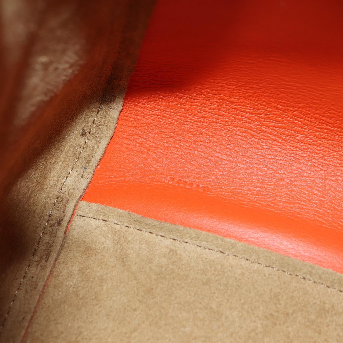 LOEWE × Studio Ghibli Calcifer Nugget Hammock Bag Leather Orange
