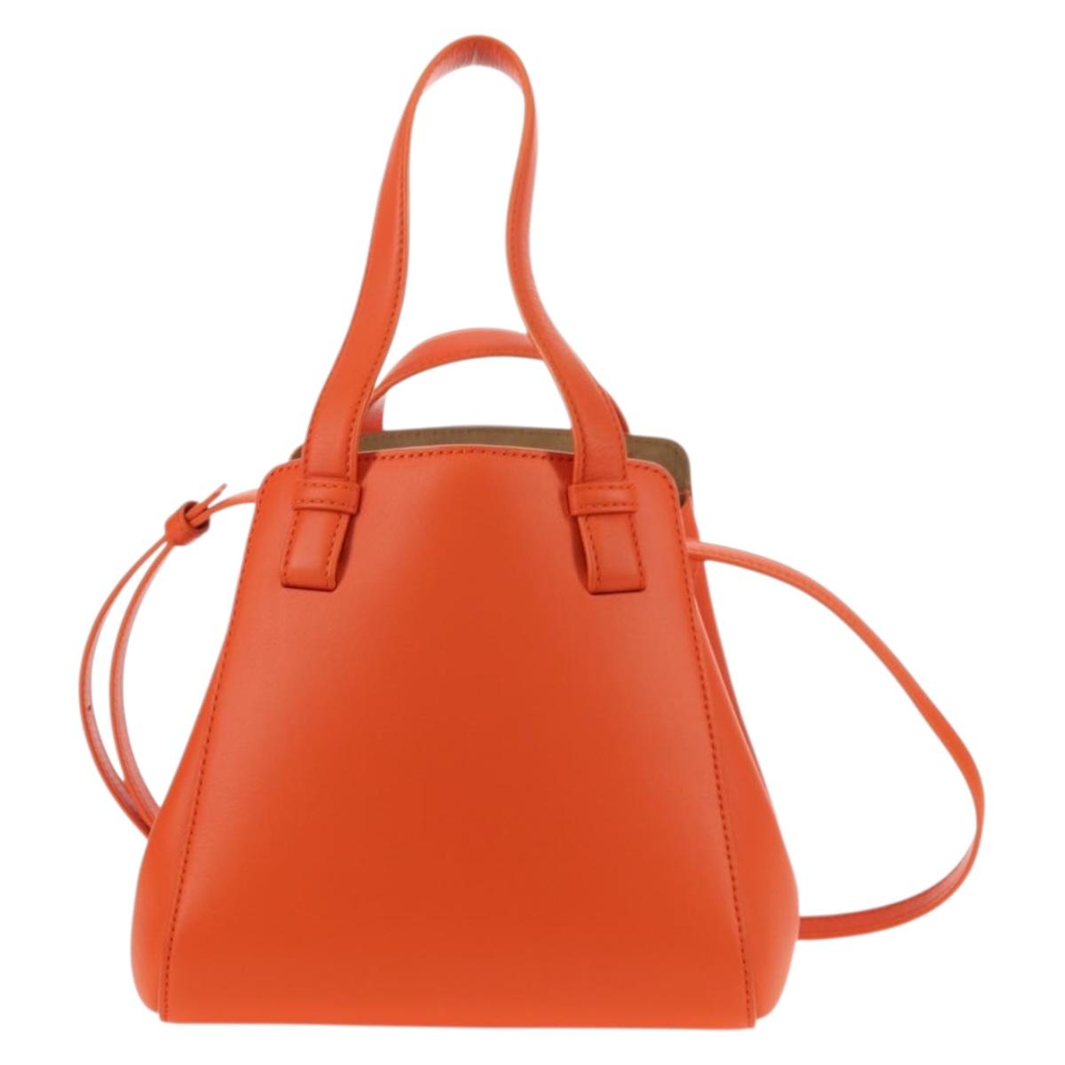 LOEWE × Studio Ghibli Calcifer Nugget Hammock Bag Leather Orange