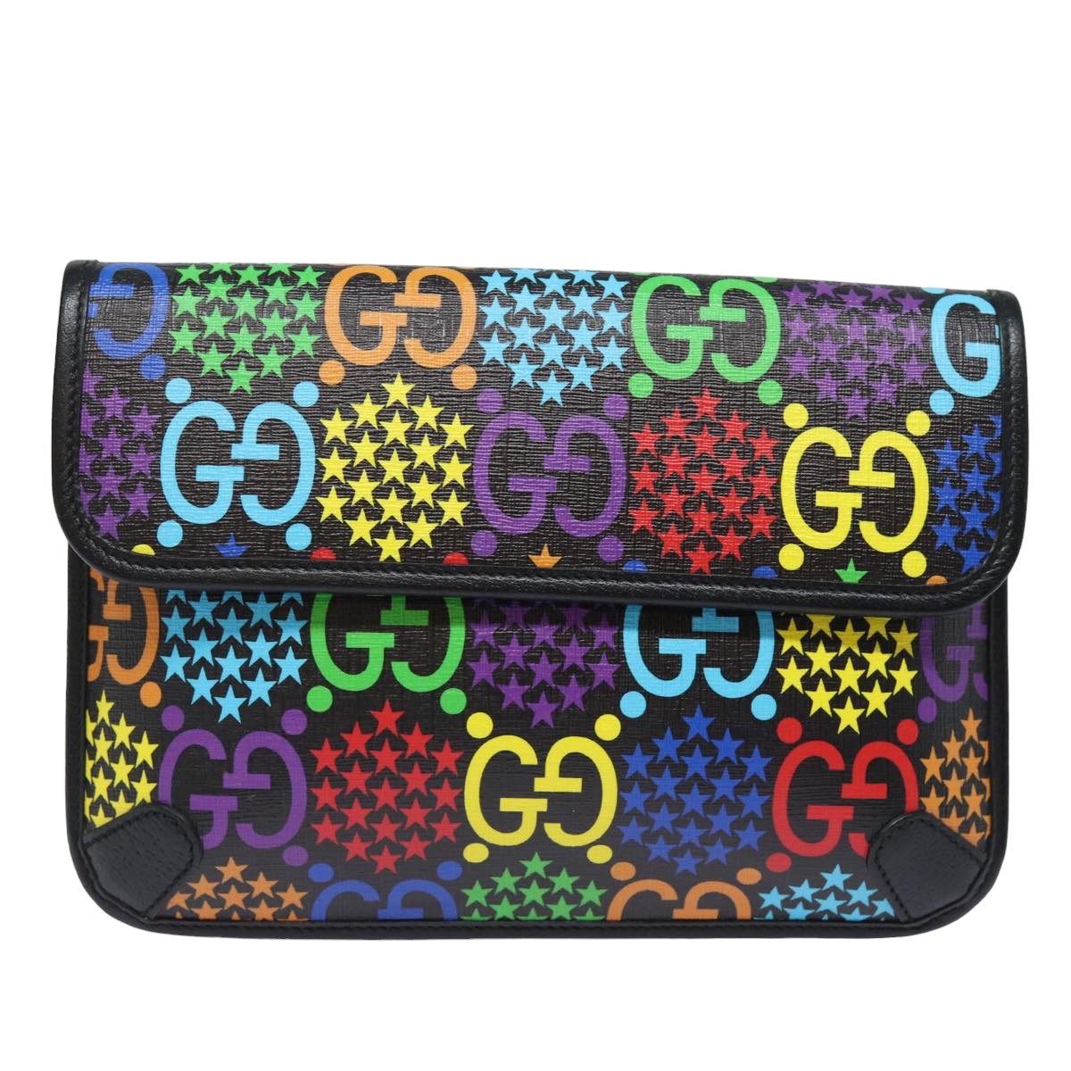 GUCCI GG サイケデリック ボディバッグ PVCレザー マルチカラー 598113