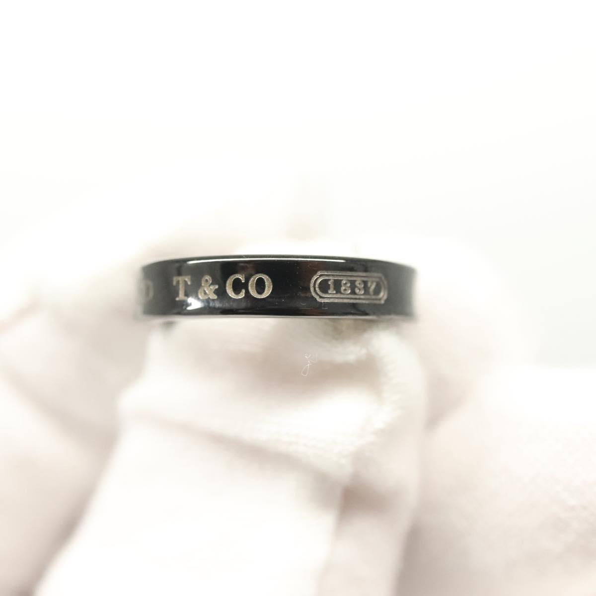 TIFFANY&Co. Ring Titanium Black Auth am8922V – MixTHINKS