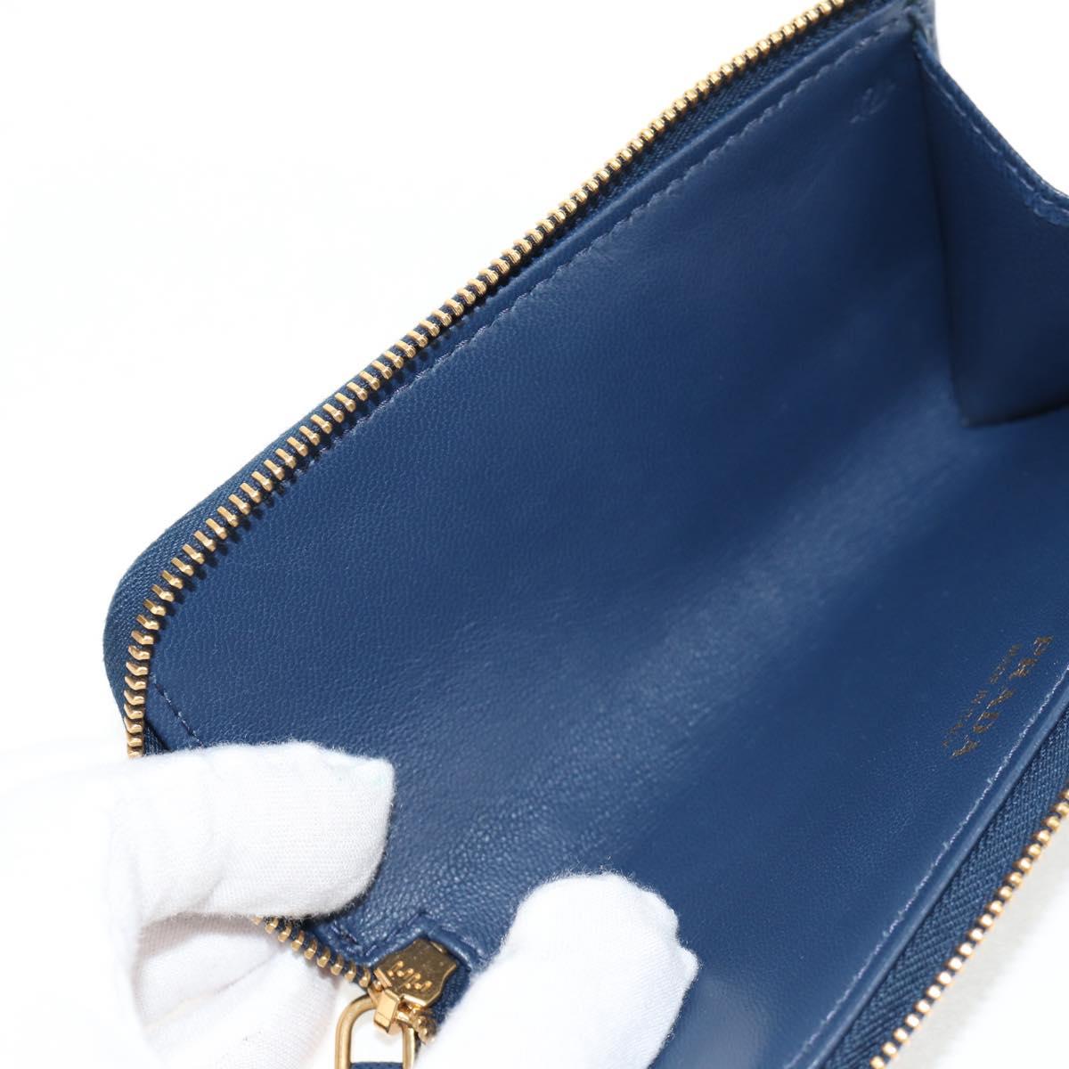 PRADA キーケース サフィアーノレザー ネイビー 正規品 am9283V