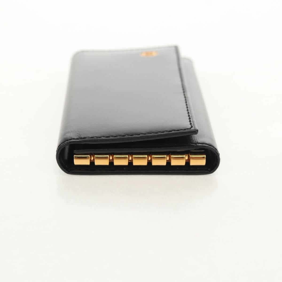 CARTIER Must Line Key Case Leather Black Gold Auth am9783V – MixTHINKS