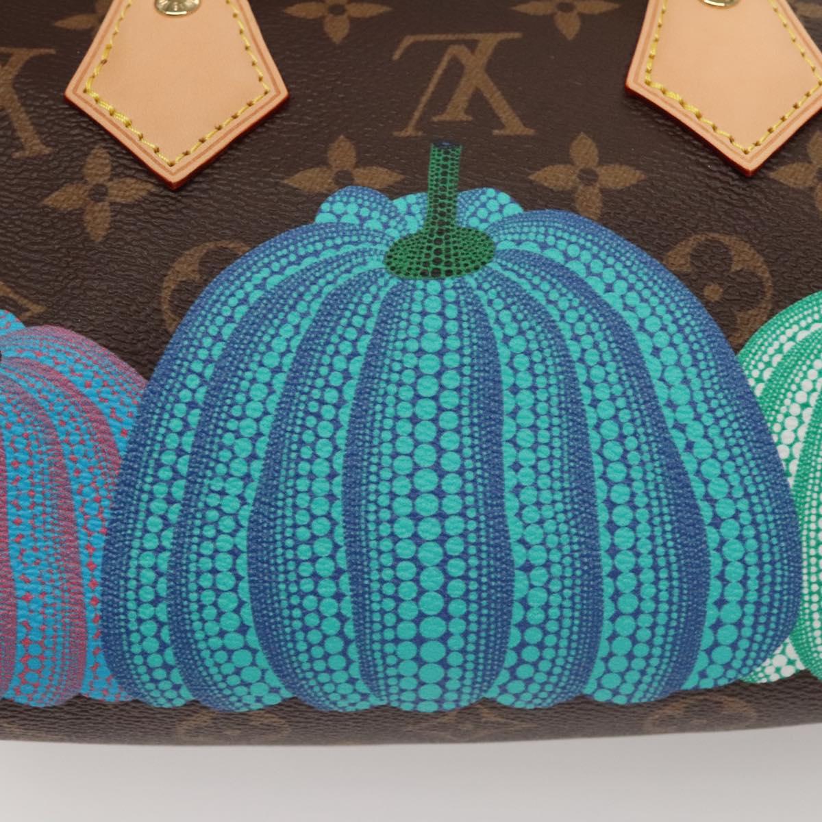 LOUIS VUITTON Pumpkin Yayoi Kusama Speedy Bandouliere 20 M46469