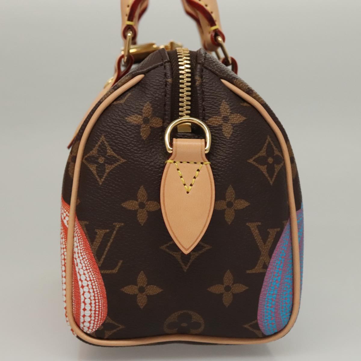 LOUIS VUITTON Pumpkin Yayoi Kusama Speedy Bandouliere 20 M46469