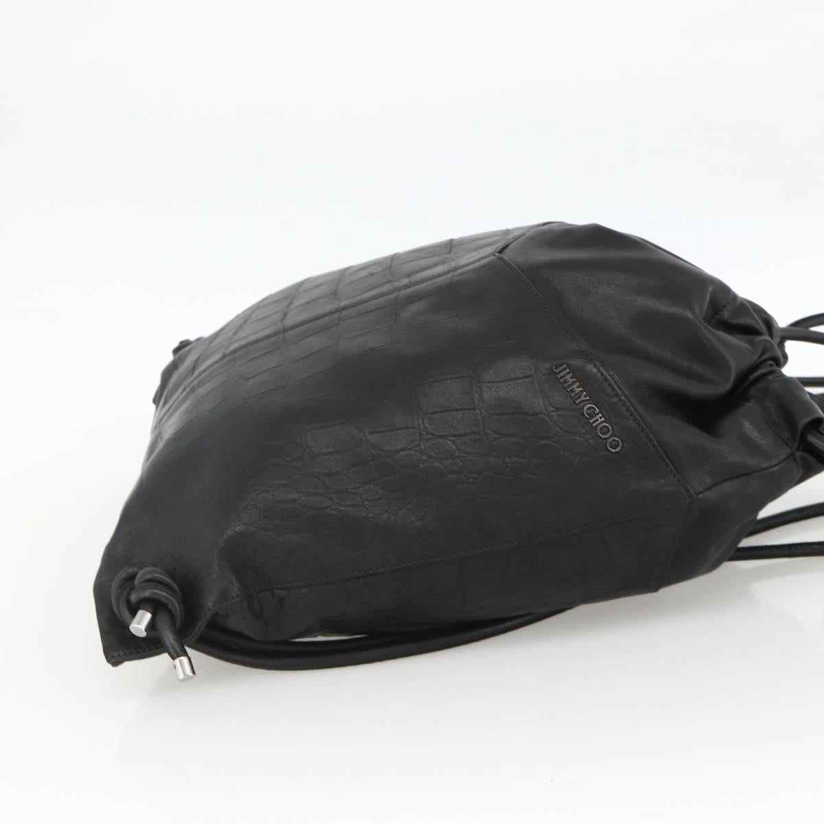 Jimmy Choo Backpack Leather Black Auth BA11902A – MixTHINKS