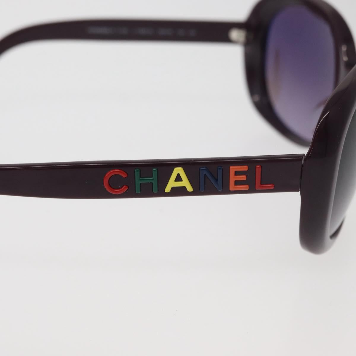 CHANEL Sunglasses plastic Purple CC Auth BA12624M – MixTHINKS