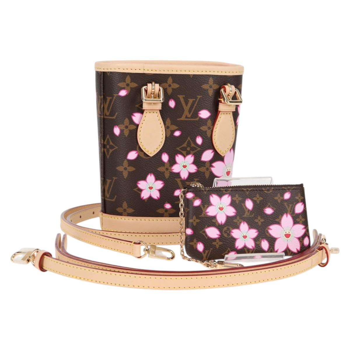 LOUIS VUITTON Cherry Blossom LV × TM Nano Bucket Bag Sakura M13417