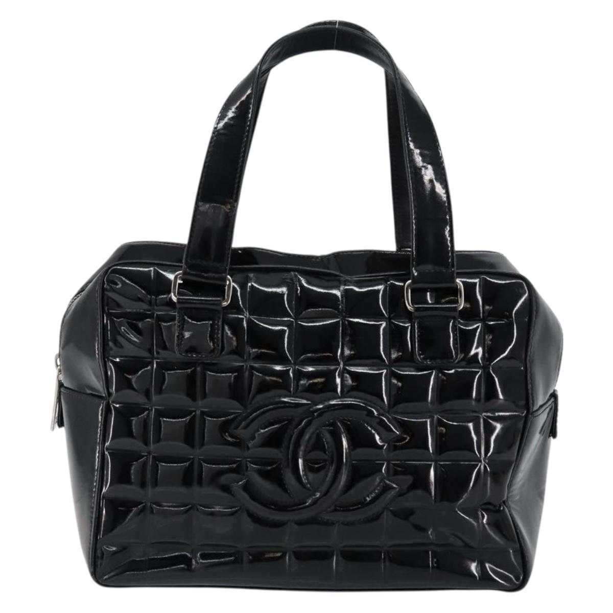 シャネル CHANEL チョコバーハンドバッグ バッグ エナメル