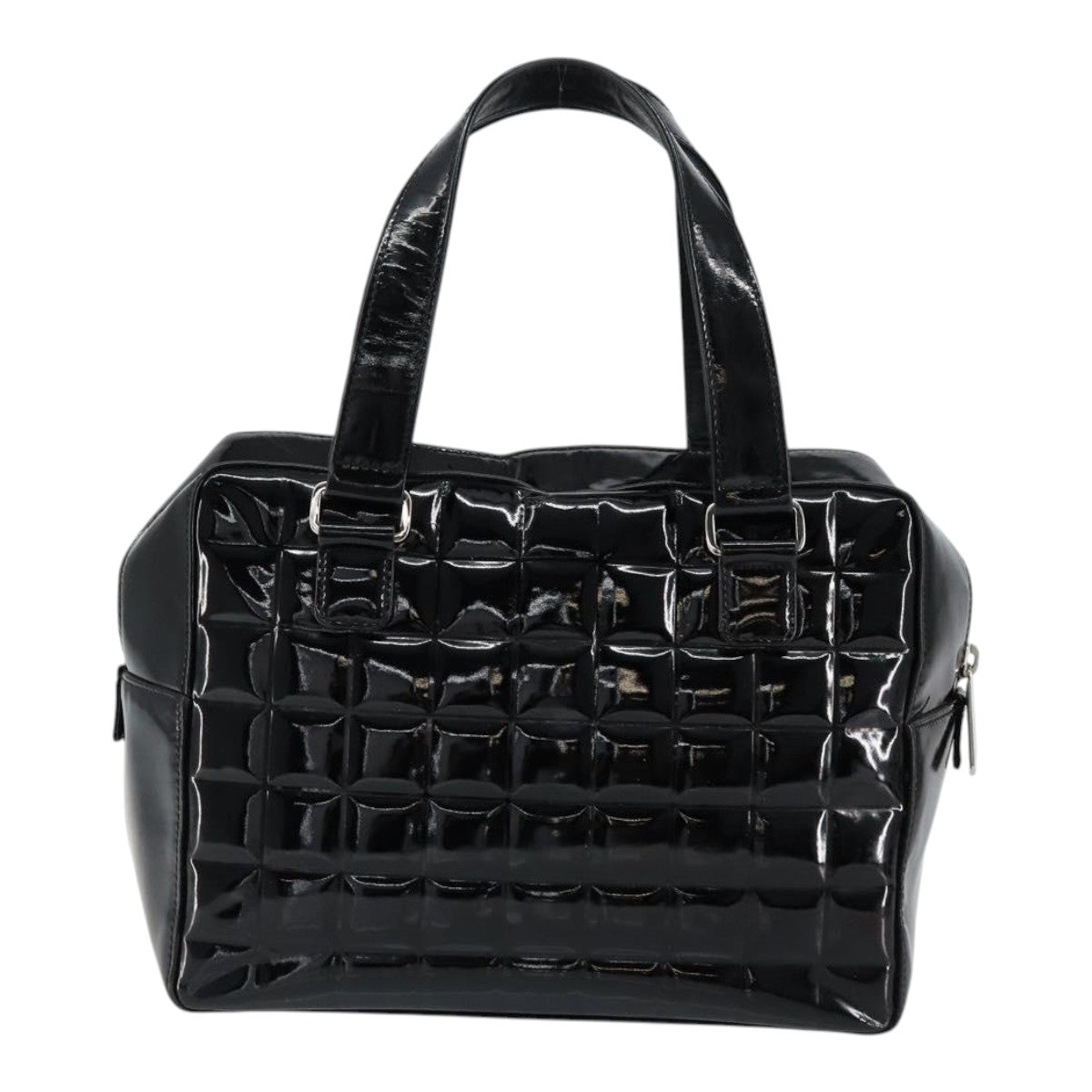 シャネル CHANEL チョコバーハンドバッグ バッグ エナメル