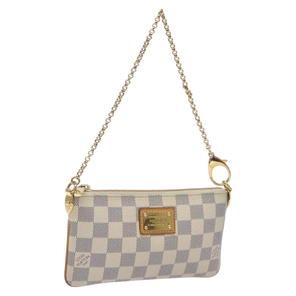 Louis Vuitton ダミエ アズール 　アクセサリーポーチ&ショルダー ルイ・ヴィトン ダミエ・アズール ポシェット ミラMM アクセサリー