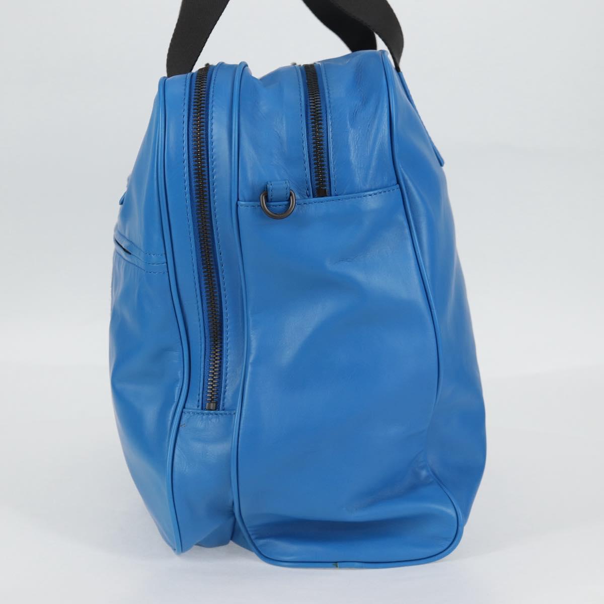 BOTTEGA VENETA イントレチャート ビジネスバッグ レザー 2way ブルー