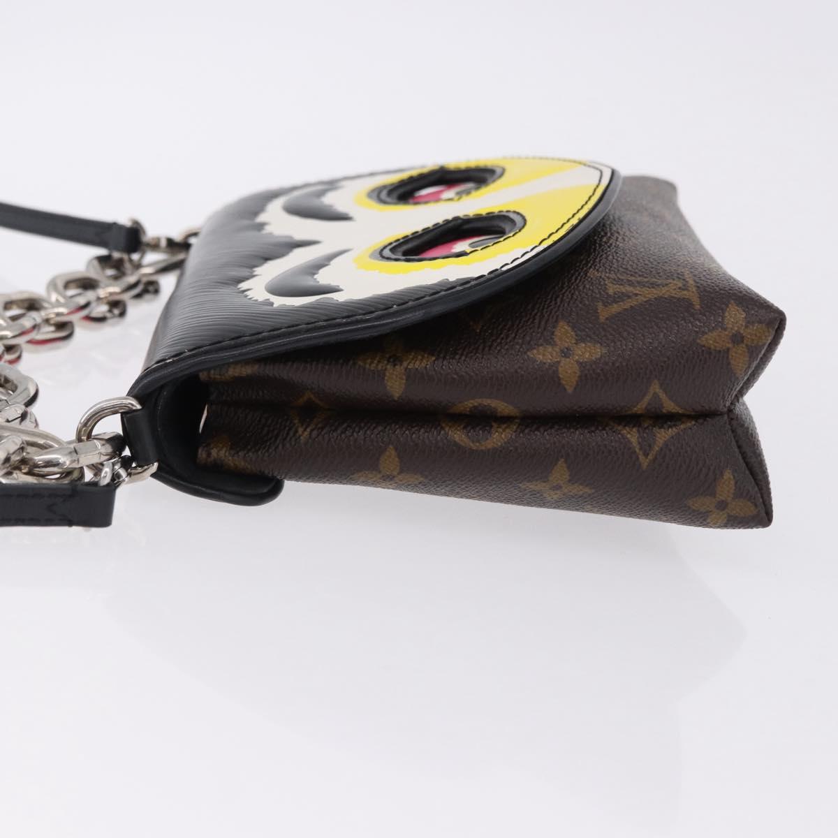 LOUIS VUITTON Yamamoto Kansai Pochette Kabuki Mask M43532 Auth