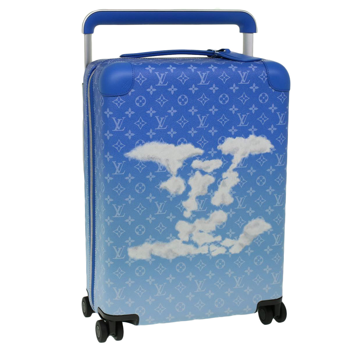 LOUIS VUITTON Monogram Clouds Horizon 55 Suitcase Blue M20411 LV