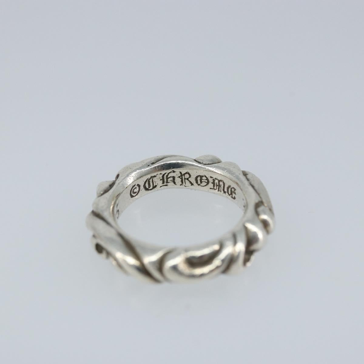 Chrome Hearts Scroll Band Ring Ag925 Silver Auth LNZ147SM – MixTHINKS